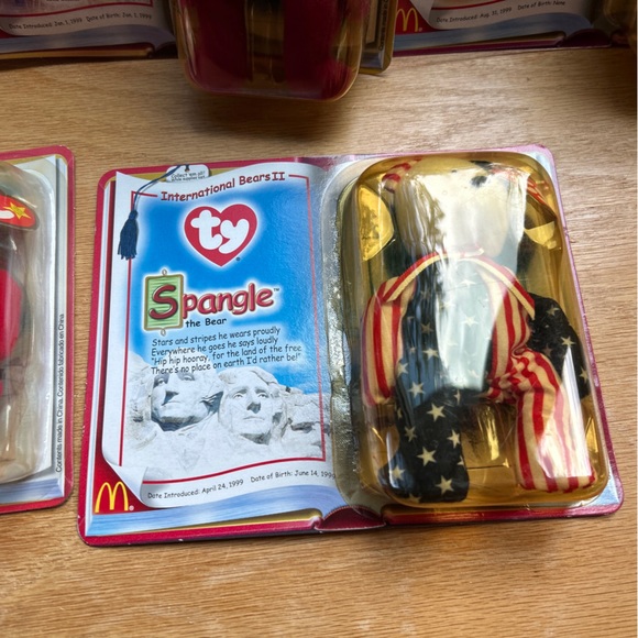 1999 TY BEANIE BABIES Set Of 7 Mixed Bears McDonald House And McDonald’s In Pkg - Picture 15 of 16